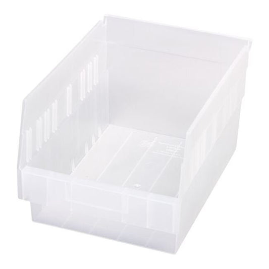 Quantum Clear Shelf Bin 11-5/8 x 8-3/8 x 6 - Image 1