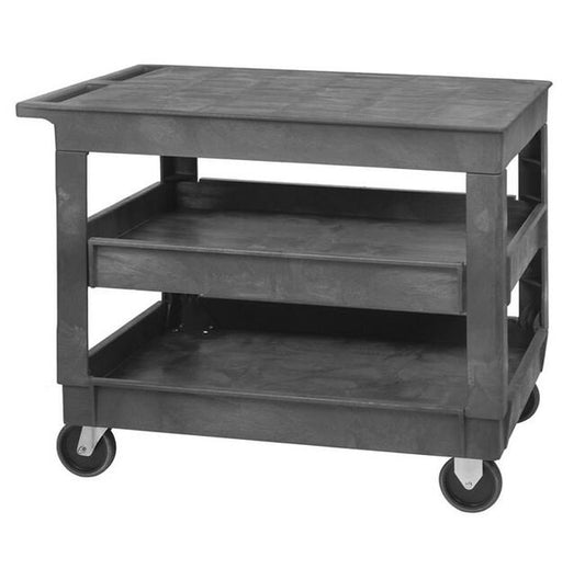 Heavy-Duty Plastic 3-Shelf Cart - Image 1