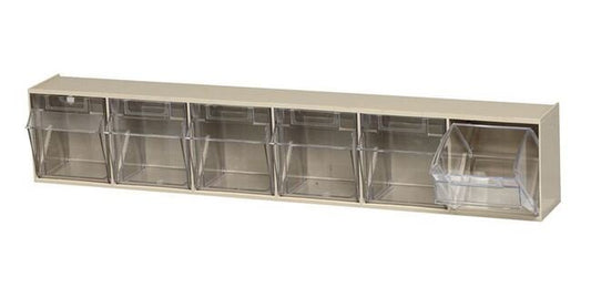 Ivory Tip Out Bin for Efficient Material Handling - Image 1