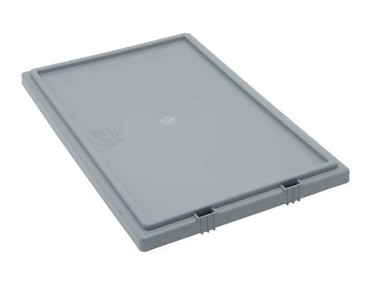 Gray Stack & Nest Tote Lid for Material Handling Bins - Image 1