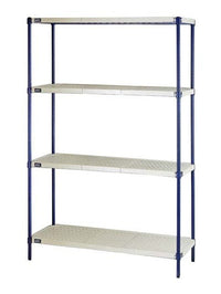 Heavy-Duty 24x48x72 Wire Plastic Mat Shelving Unit