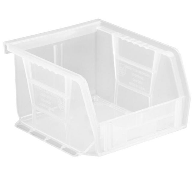 Clear Ultra Stack & Hang Bin 5 x 4-1/8 x 3 - Image 1