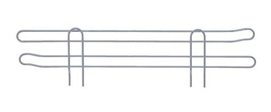 Quantum Storage SL24GY 24" Gray Epoxy Wire Shelving Side Ledge - Image 1