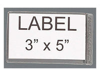 3x5 Adhesive Label Holders Pack of 24 with Inserts