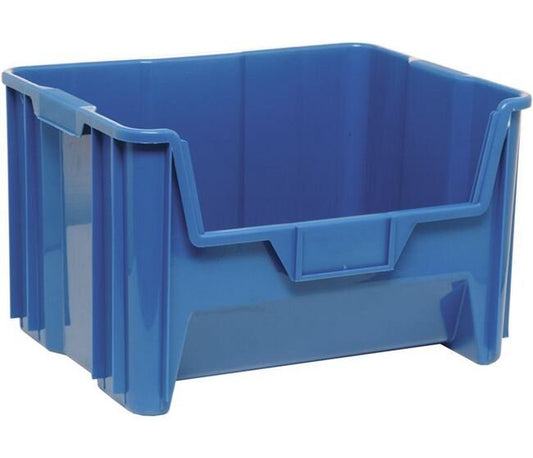 Heavy Duty Stackable Storage Bin - Blue - Image 1