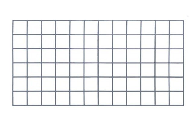 Heavy Duty 18 x 36 Gray Epoxy Grid Panel - Image 1