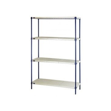 Heavy-Duty 18x60x72 Wire Plastic Mat Shelving Kit - Image 1
