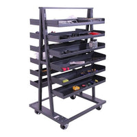 Heavy-Duty Double-Sided A-Frame Material Handling Cart