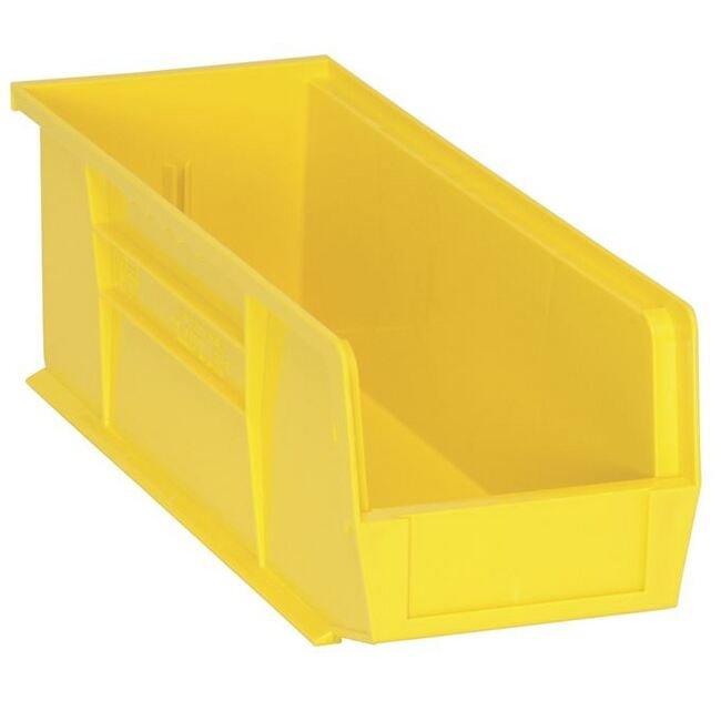 Heavy-Duty Stack & Hang Bin - Yellow, 14-3/4 x 5-1/2 x 5 Inches - Image 1