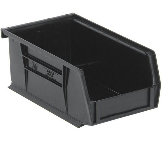 Black Ultra Stack & Hang Bin 7-3/8 x 4-1/8 x 3 Inches - Image 1