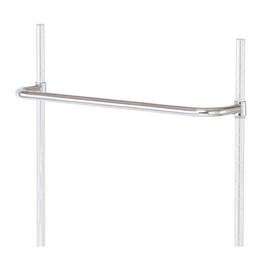 30-Inch Chrome Push Handle for Material Handling Units - Image 1