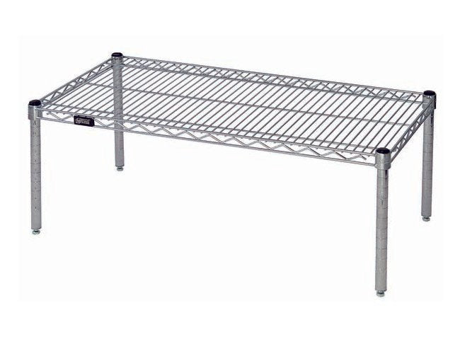 24-Inch Chrome Shelf Platform Rack - Image 1