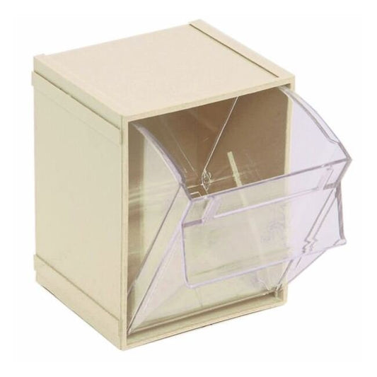 Ivory Tip Out Bin for Efficient Material Handling - Image 1