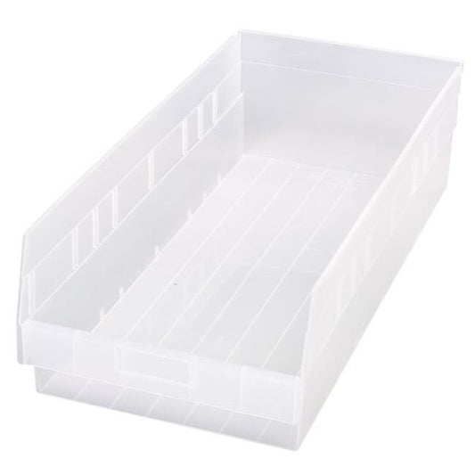 Quantum Clear Shelf Bin 23-5/8In X 11-1/8In X 6In - Image 1