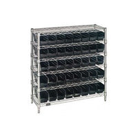 Quantum Wire Shelving System with Conductive Bins