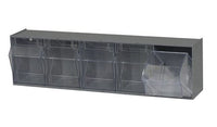 Gray Tip Out Bin for Efficient Material Organization
