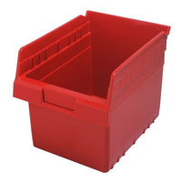 Red Shelf Bin - 11-5/8In X 8-3/8In X 8In