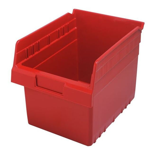 Red Shelf Bin - 11-5/8In X 8-3/8In X 8In - Image 1