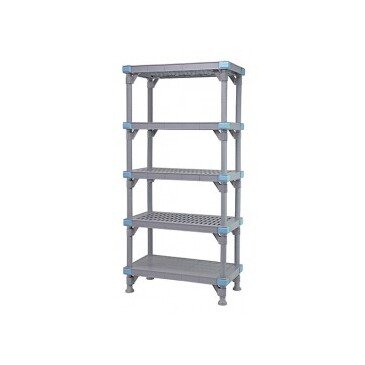 Millenia 5-Tier Vented/Solid Shelving Unit 18x24x74 - Image 1