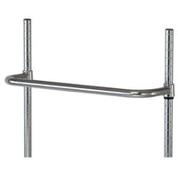 21-Inch Chrome Push Handle for Material Handling Units