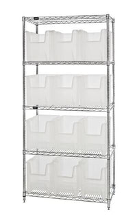 Quantum Clear Wire Shelving System