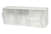 White Tip Out Bin - Material Handling Storage Solution