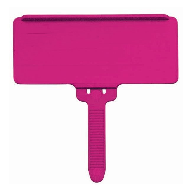Pink Hanging Label Holder 25 Pack - Image 1