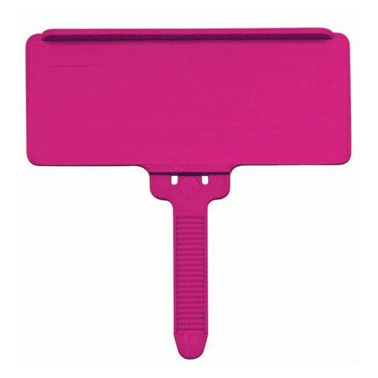 Pink Hanging Label Holder 25 Pack - Image 1