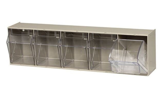 Ivory Tip Out Bin for Efficient Material Handling - Image 1