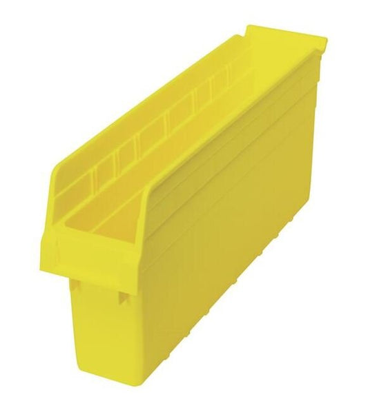 Yellow Shelf Bin 17-7/8In X 4-3/8In X 8In - Image 1