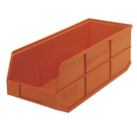 Orange Stackable Shelf Bin - 20.5'' x 8.25'' x 7''