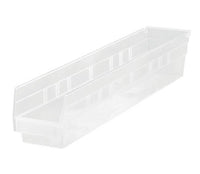 Clear View Shelf Bin 23-5/8" x 4-1/8" x 4"