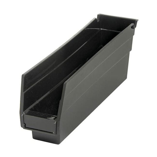 Heavy-Duty Black Shelf Bin - 11-5/8 x 2-3/4 x 4 Inches - Image 1