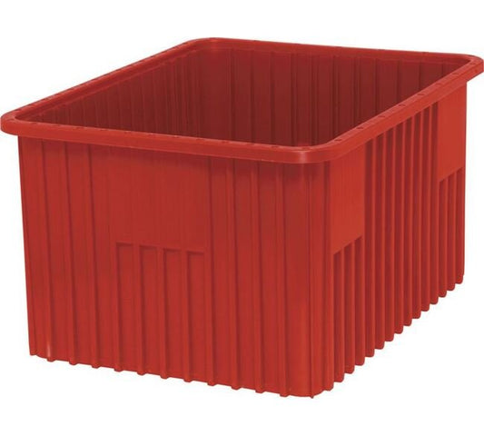 Red Dividable Grid Container 22-1/2 x 17-1/2 x 12 inches - Image 1