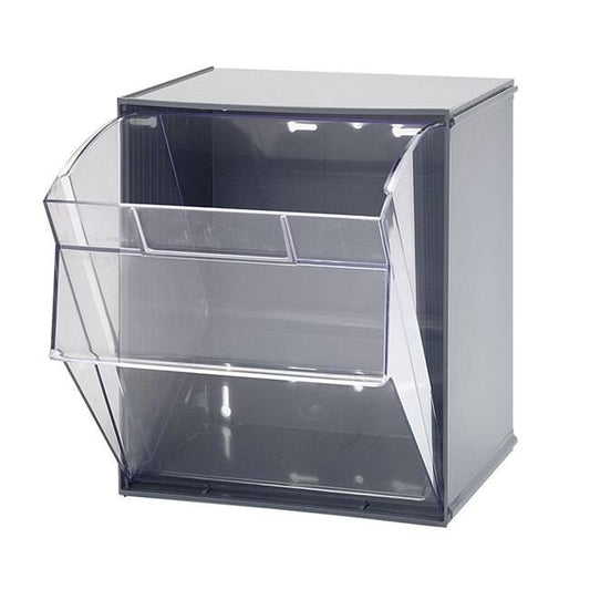 Heavy-Duty Gray Tip Out Bin - Image 1