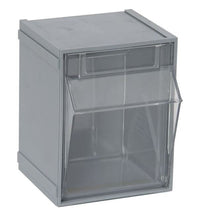 Gray Tip Out Bin Storage Organizer