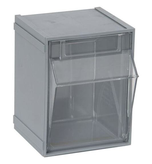 Gray Tip Out Bin Storage Organizer - Image 1