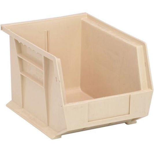 Heavy-Duty Stack & Hang Bin - Ivory 10-3/4" X 8-1/4" X 7" - Image 1