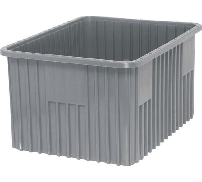 Gray Dividable Grid Container 22-1/2" x 17-1/2" x 12" - Image 1