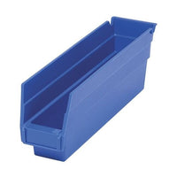 Blue Shelf Bin 11-5/8 x 2-3/4 x 4 Inches
