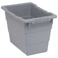 Gray Cross-Stack Tub 17-1/4" x 11" x 12"
