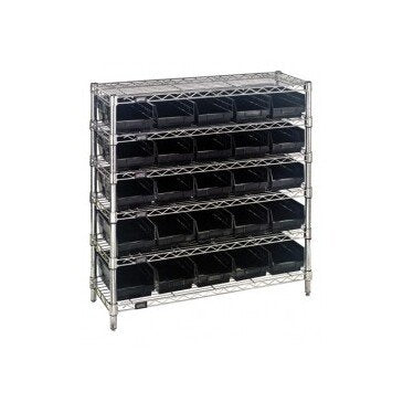 Quantum Wire Shelving System with 25 Conductive Bins - Image 1