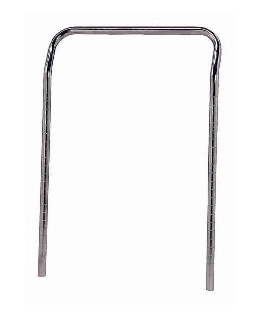 Stainless Steel 21-Inch U-Handle for Wire Shelving Cart - Image 1