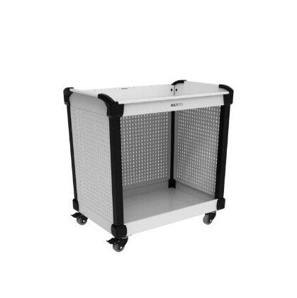 Heavy-Duty Enclosed Shelved Utility Cart - Image 1