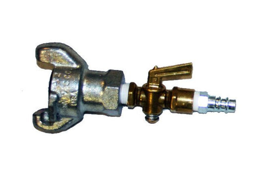 High Pressure Shut-Off Adapter with Twist Lock & Safety Coupler - Image 1
