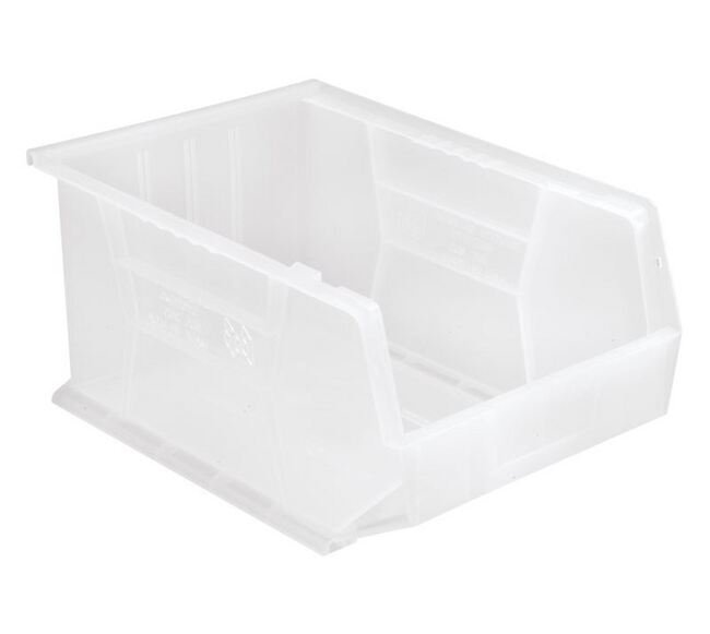 Clear Ultra Hang & Stack Bin 16" x 11" x 8" - Image 1