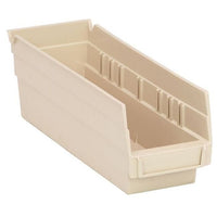 Ivory Shelf Bin - 11-5/8" x 4-1/8" x 4"