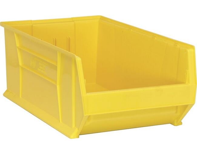Heavy-Duty Yellow Hulk Storage Container - 29-7/8" X 18-1/4" X 12" - Image 1