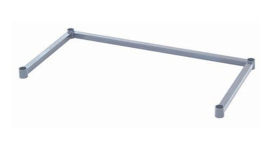 Durable 18 x 60 Gray Epoxy 3-Sided Frame for Material Handling - Image 1