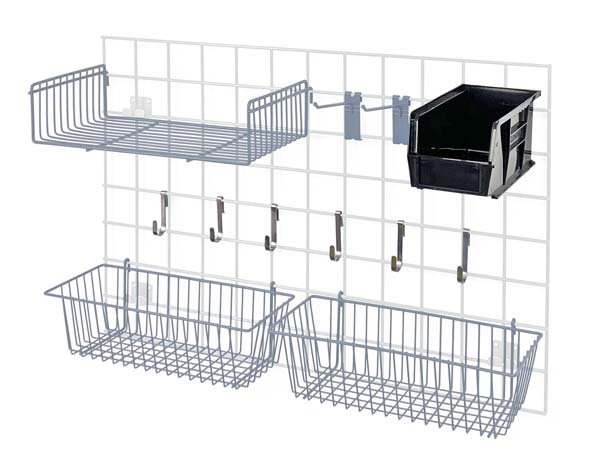 Grid Accessory Pack with Black Bin and Gray Epoxy Finish - Image 1